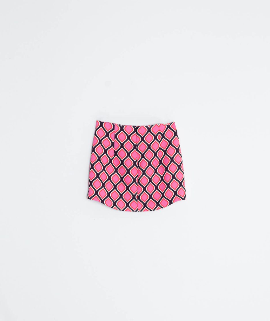 FW230088 mini skirt back