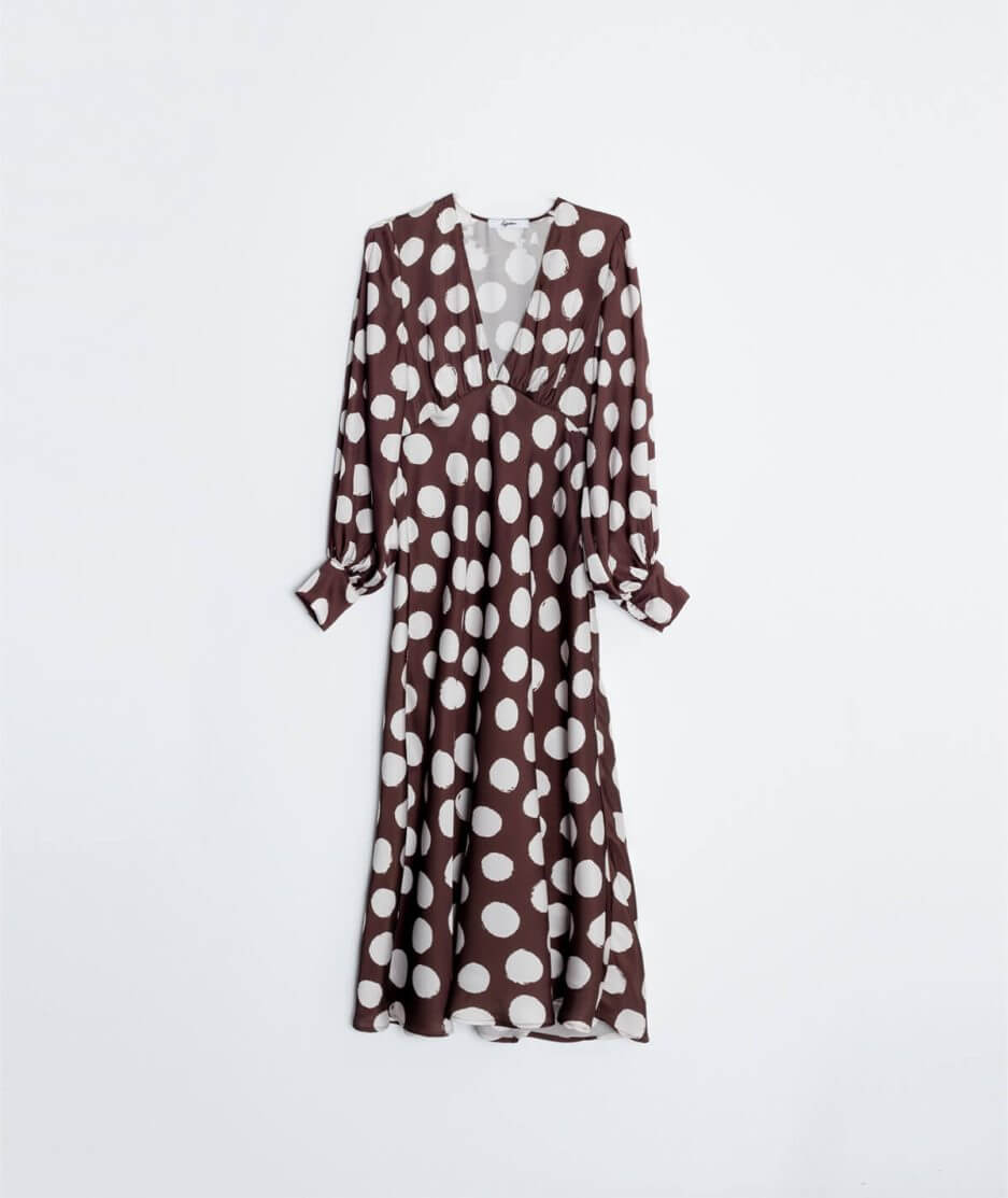 polka dress front